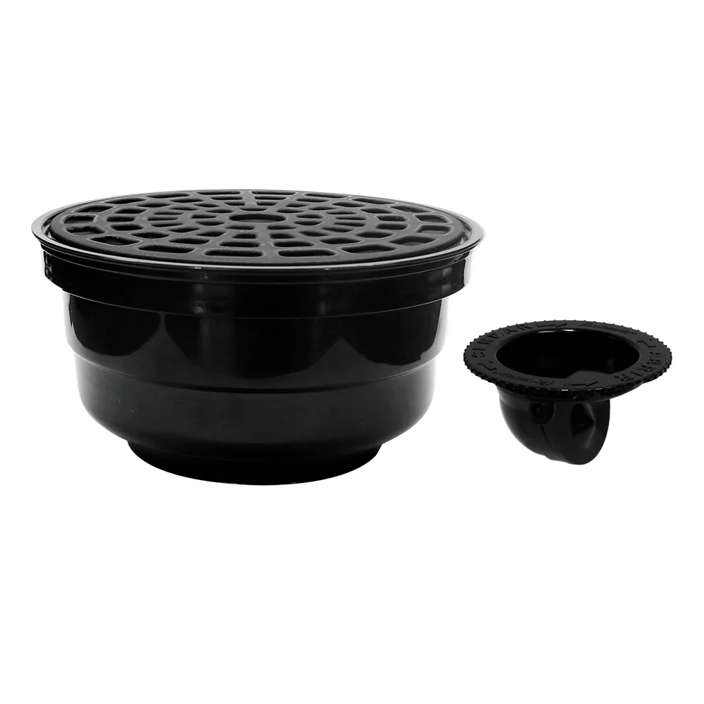 Coladera universal anti-olores negro mate Fleximatic
