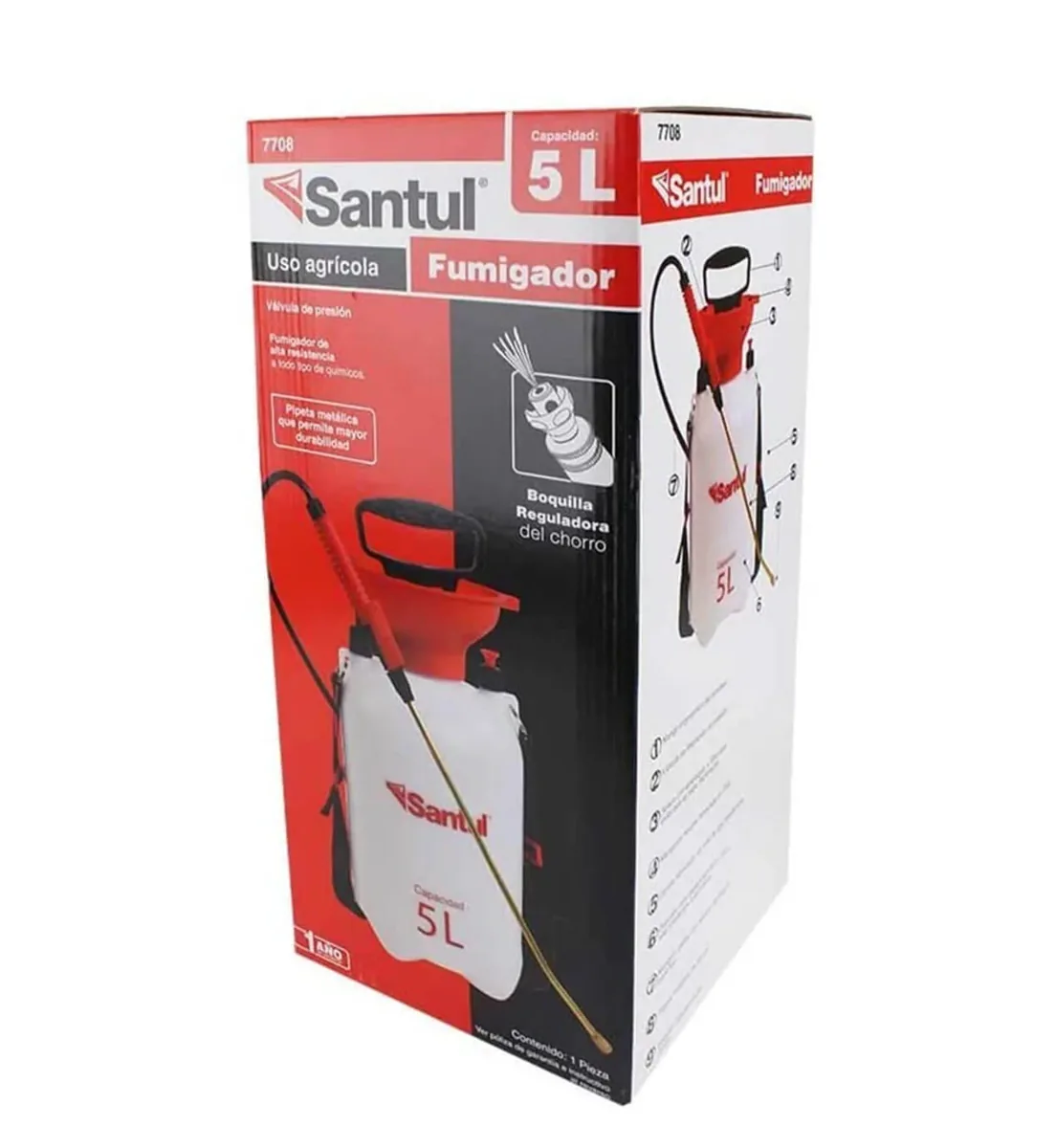 Fumigador de 5 litros Santul
