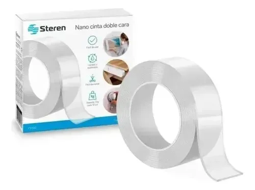 Cinta Nanostick doble cara transparente Steren